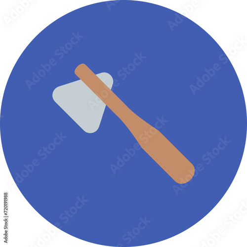 Reflex Hammer icon vector image. Can be used for Medicine I.