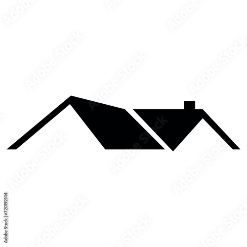 House roof icon, roof house icon vector isolated on white background.