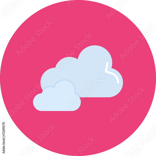 Cloud icon vector image. Can be used for Learning.