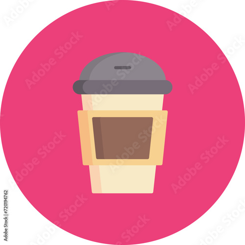 Coffee Cup icon vector image. Can be used for Coffee Shop.