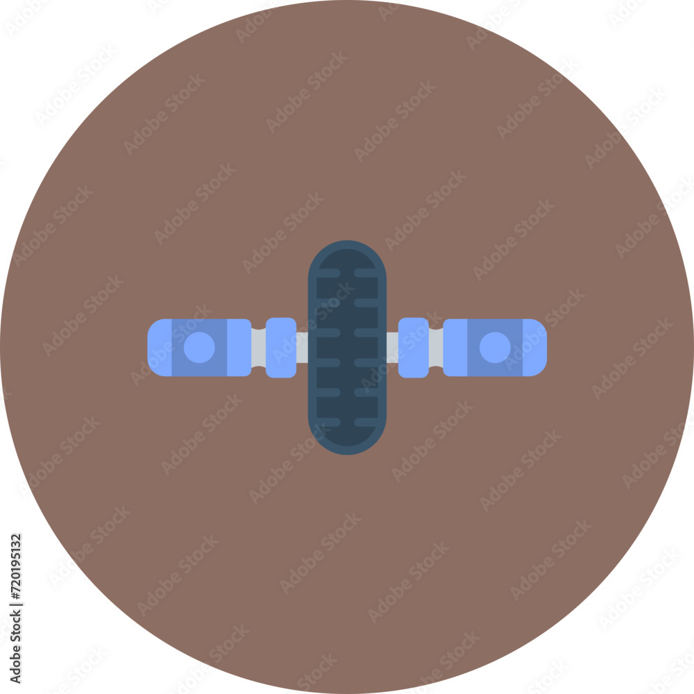 Gym Wheel icon vector image. Can be used for Gym. Gym Wheel icon vector image. Can be used for Gym.