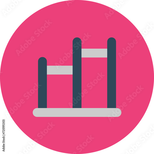 Chin Ups icon vector image. Can be used for Gym.