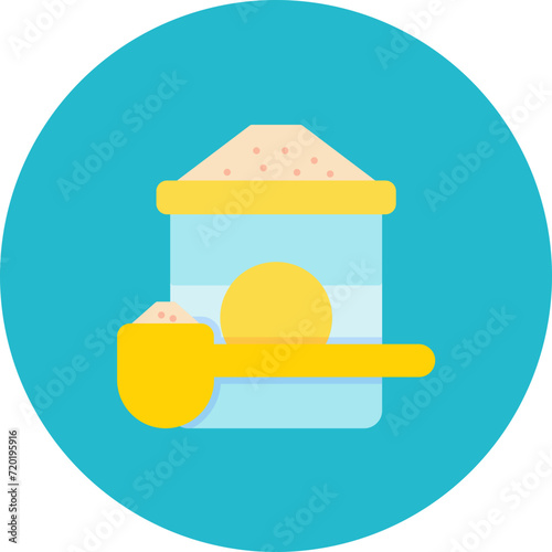 Baby Powder icon vector image. Can be used for Baby.
