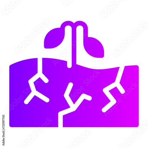 drought gradient icon