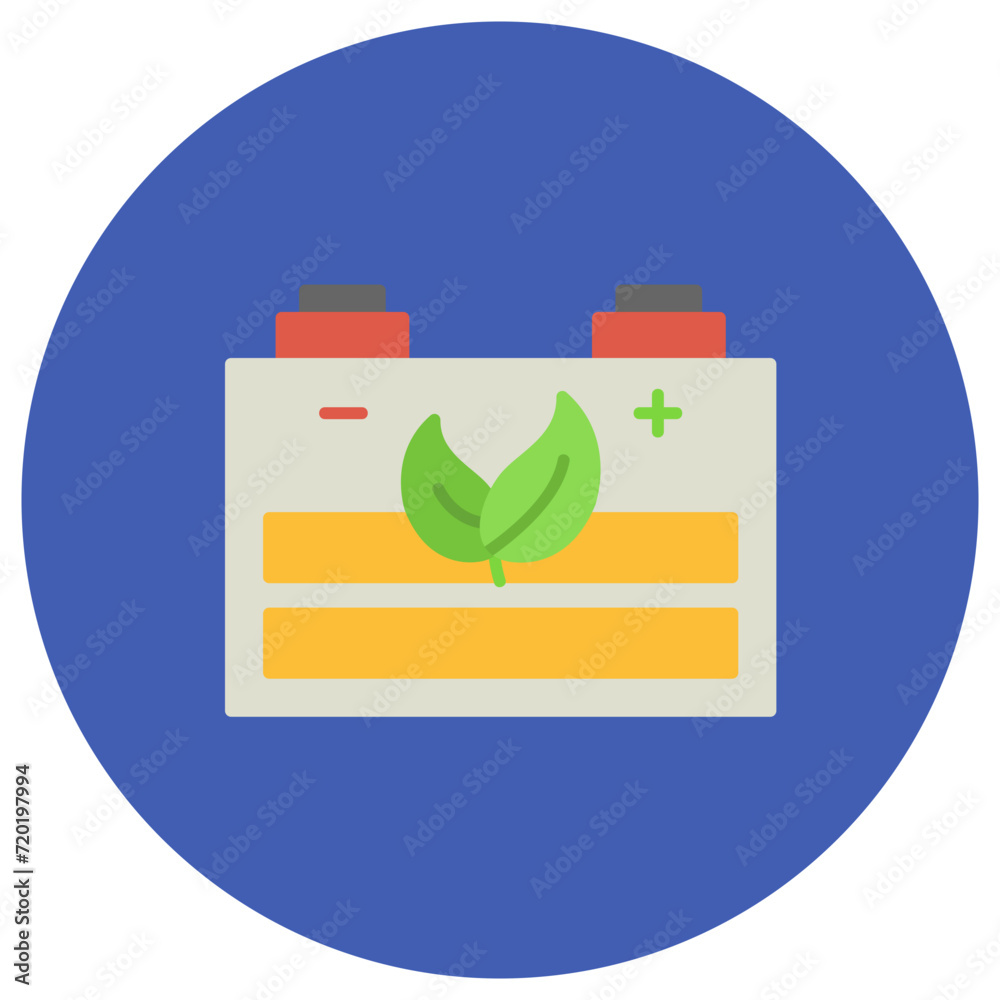 Bio Battery icon vector image. Can be used for Sustainable Energy. Bio Battery icon vector image. Can be used for Sustainable Energy.