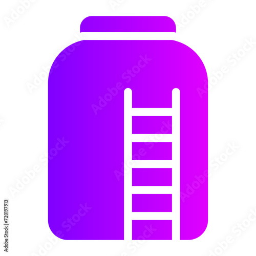 water tank gradient icon