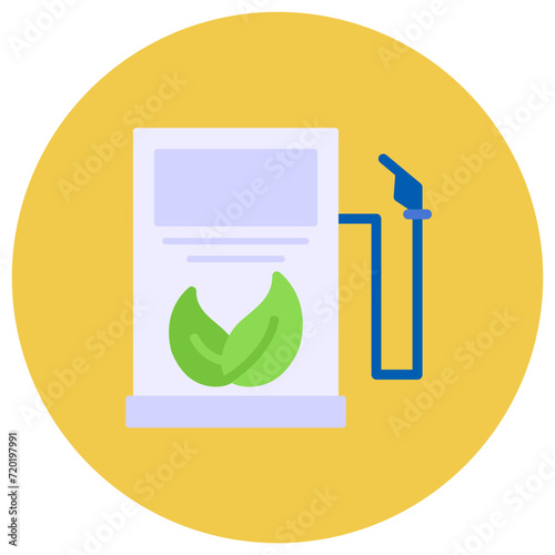 Biofuel Station icon vector image. Can be used for Sustainable Energy.
