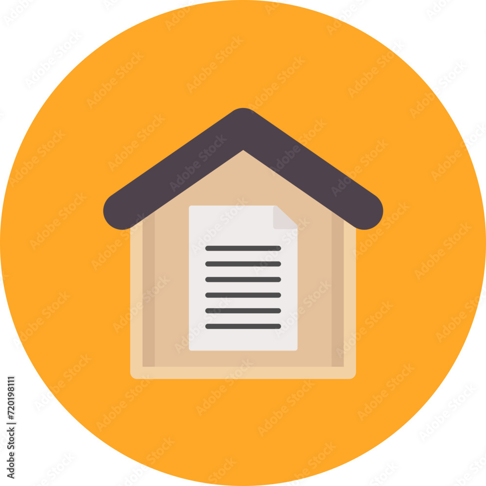 Property Agreement icon vector image. Can be used for Real Estate.