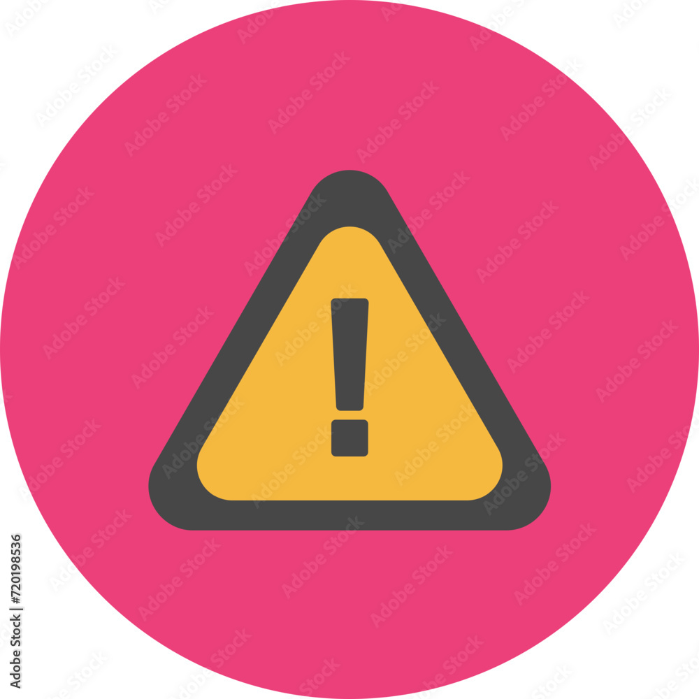 Warning Sign icon vector image. Can be used for Nuclear Energy. Warning Sign icon vector image. Can be used for Nuclear Energy.