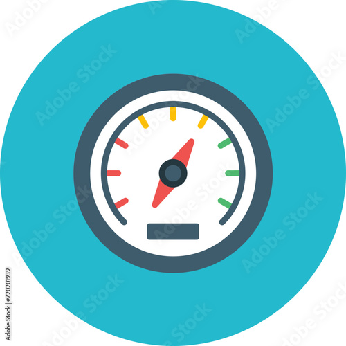 Barometer icon vector image. Can be used for Weather.