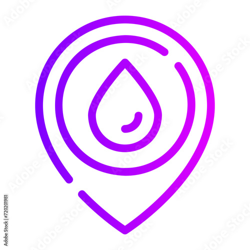 water gradient icon