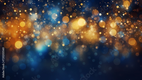 Featuring stunning soft bokeh lights and shiny elements. Abstract festive and new year background