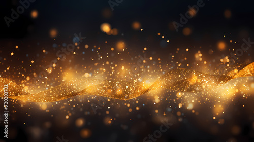 Featuring stunning soft bokeh lights and shiny elements. Abstract festive and new year background