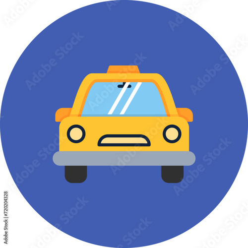 Taxi icon vector image. Can be used for Transport.