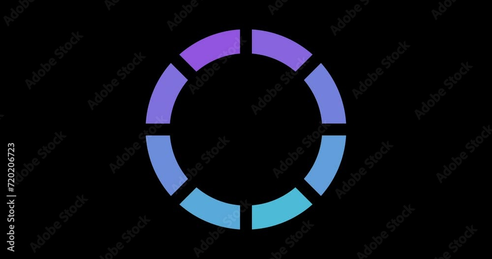 Simple Circle Loading loop animation on the black background. 4K resolution video of loading icon animation. 4K resolution loader. Simple Circle Loading loop animation on the black background. 4K resolution video of loading icon animation. 4K resolution loader.