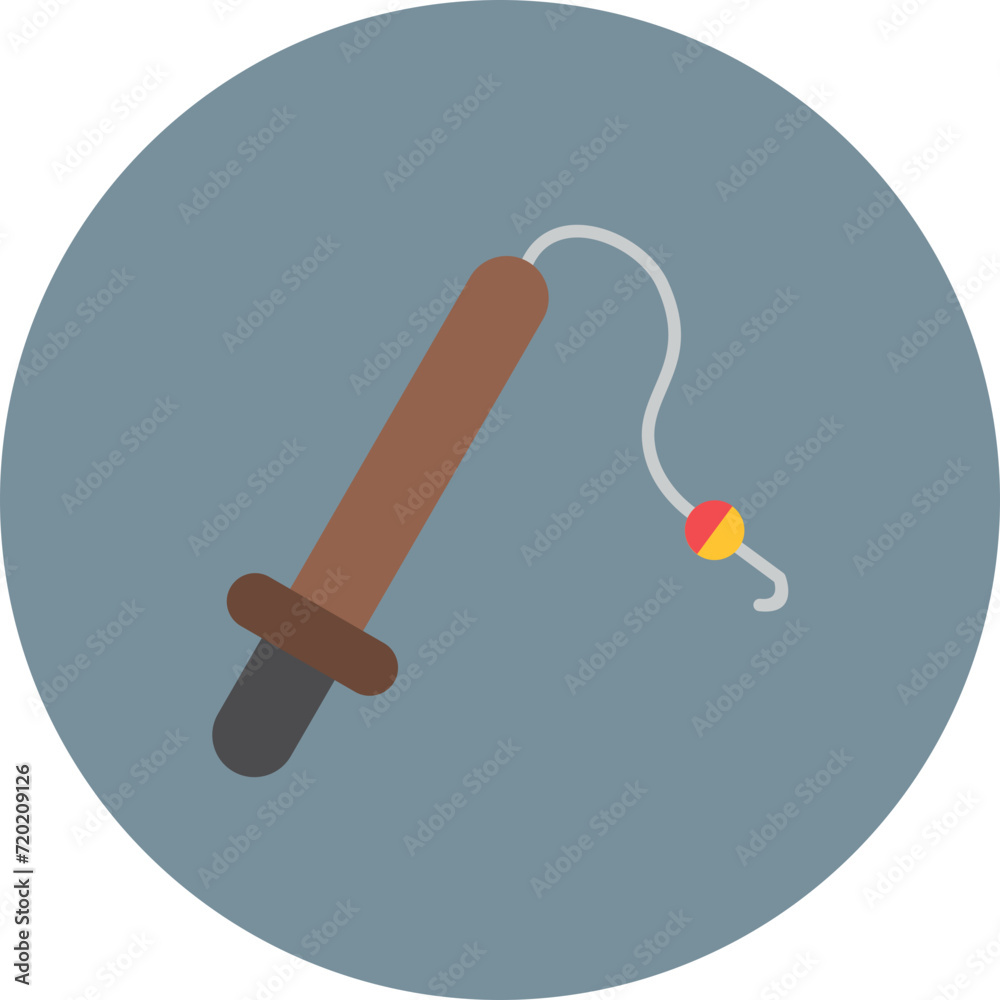 Fishing icon vector image. Can be used for Winter. Fishing icon vector image. Can be used for Winter.