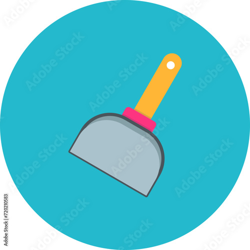 Dustpan icon vector image. Can be used for Hygiene Routine.