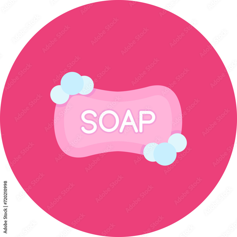 Soap icon vector image. Can be used for Hygiene Routine. Soap icon vector image. Can be used for Hygiene Routine.