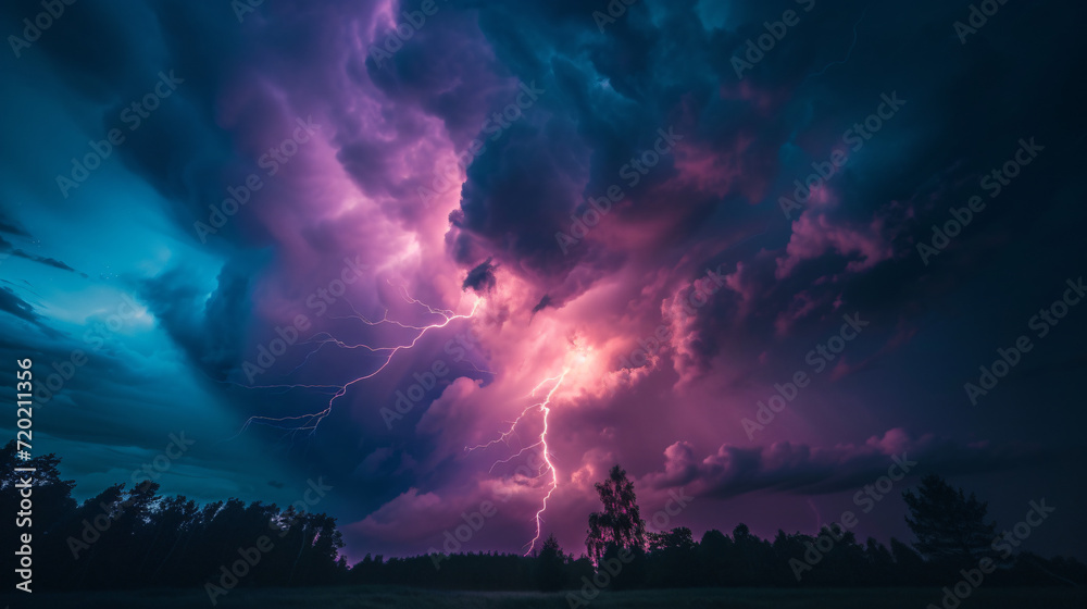 Enormous lightning