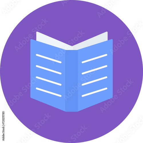 Open Book icon vector image. Can be used for Spring.