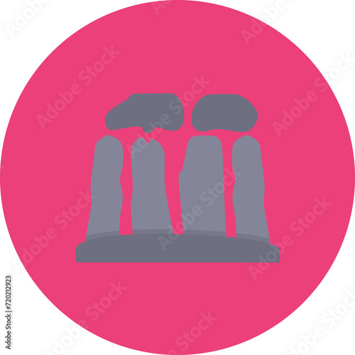 Stonehenge icon vector image. Can be used for Landmarks.