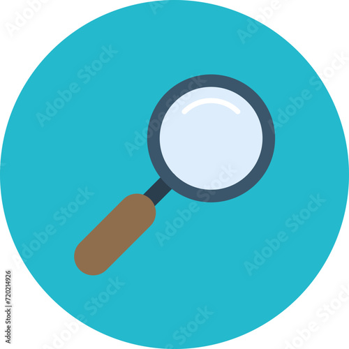 Spyglass icon vector image. Can be used for Pirate. photo