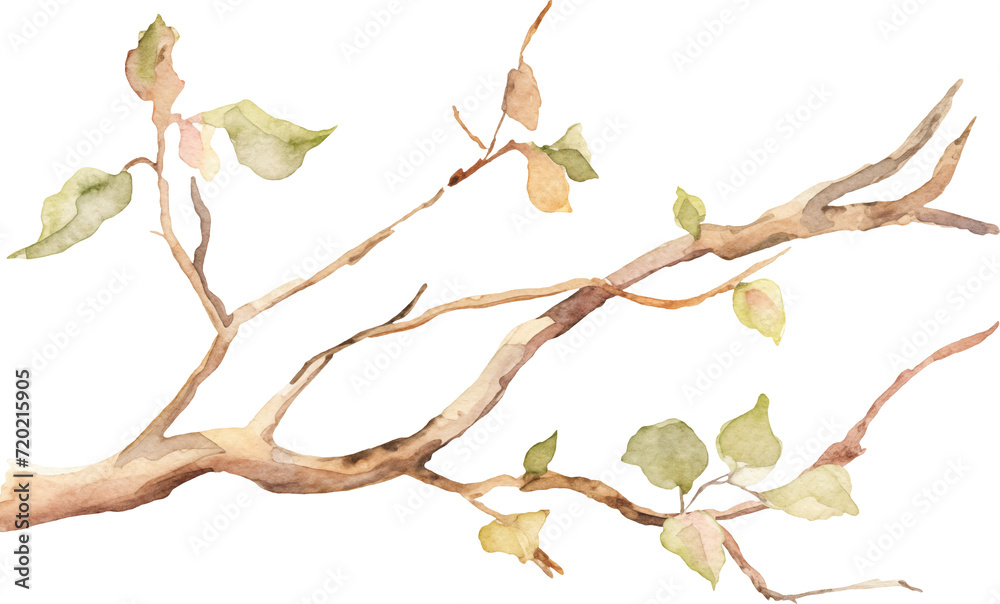 Tree branch created with Generative AI technology Tree branch created with Generative AI technology