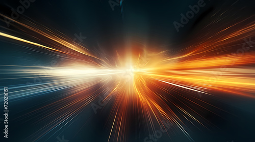 Glowing shiny line effect vector background, technology line background and light effect, 3D rendering