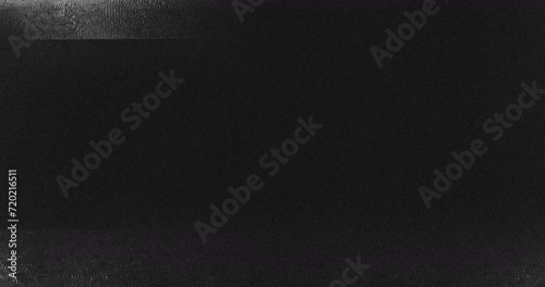 Weak signal vhs glitches recording
