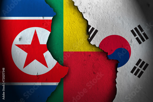 benin between north korea and south korea.