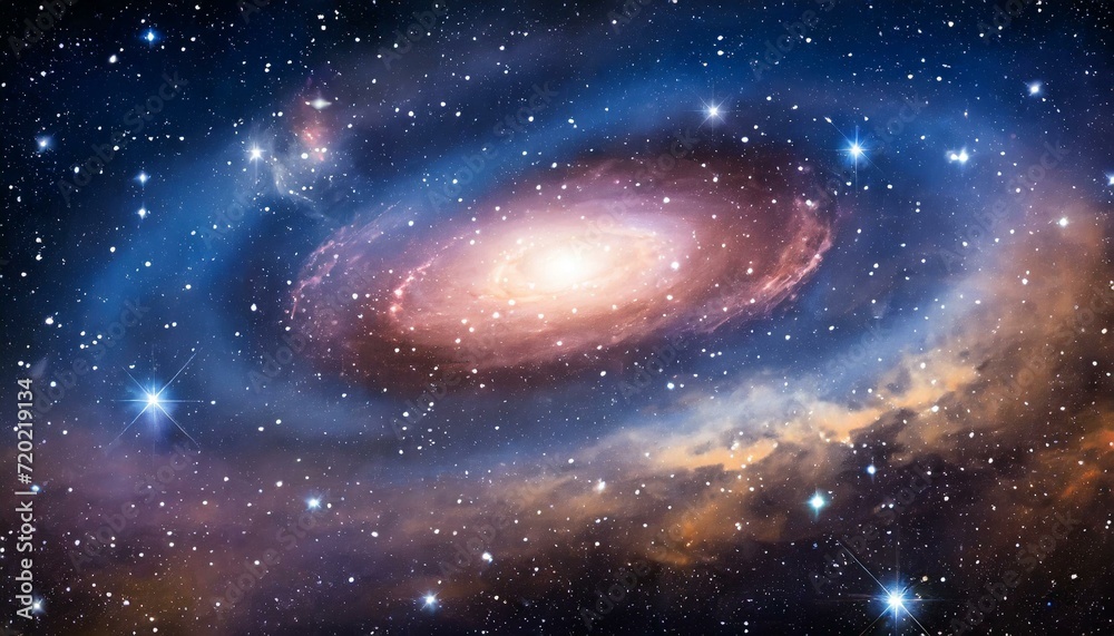 Obraz premium space galaxy in space