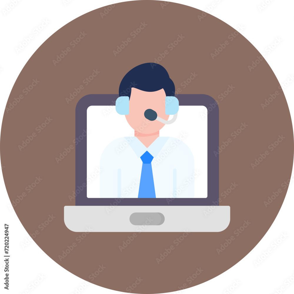 Online Service icon vector image. Can be used for Productivity. Online Service icon vector image. Can be used for Productivity.