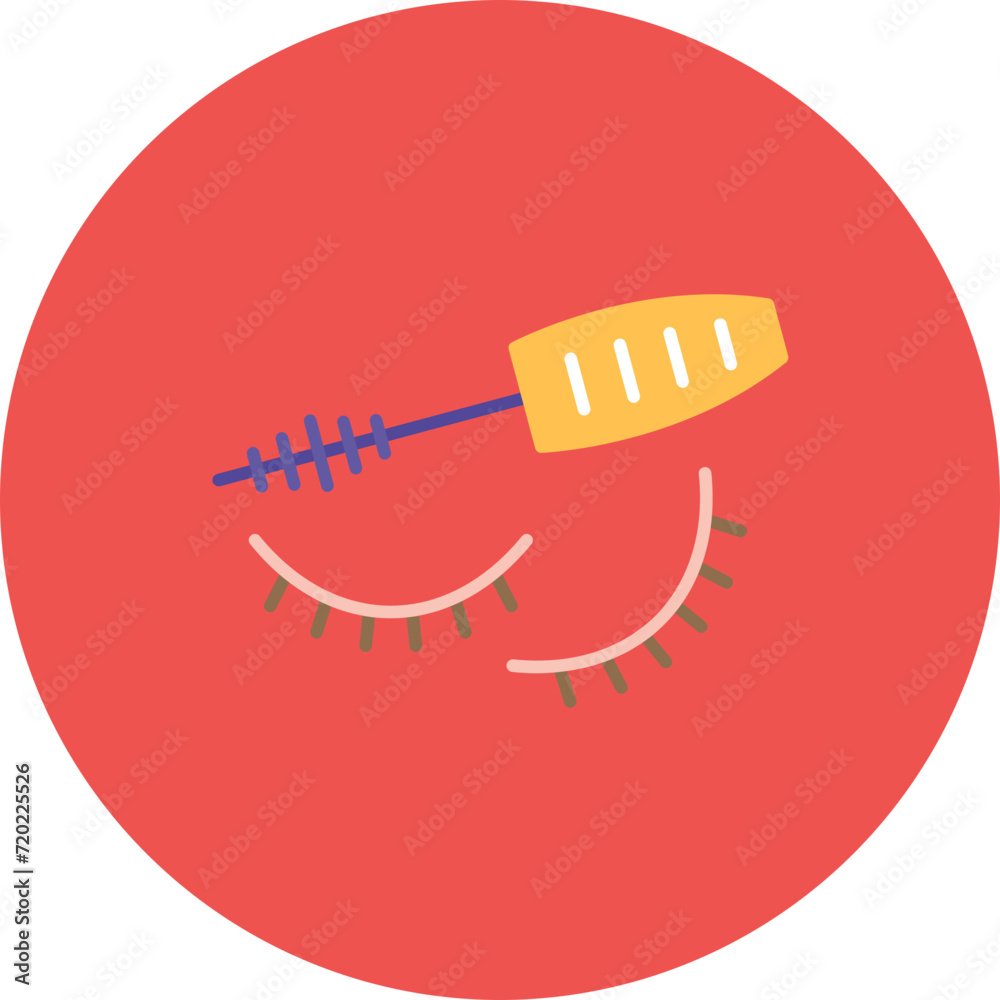 Eyelash Mascara icon vector image. Can be used for Cosmetics. Eyelash Mascara icon vector image. Can be used for Cosmetics.