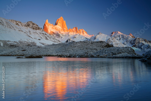 Fitz roy sunrise from Laguna Capri