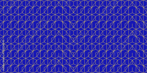 Patrón geométrico abstracto de repetición para diseño o fondo decorativo, mosaico de geometría para imprimir.