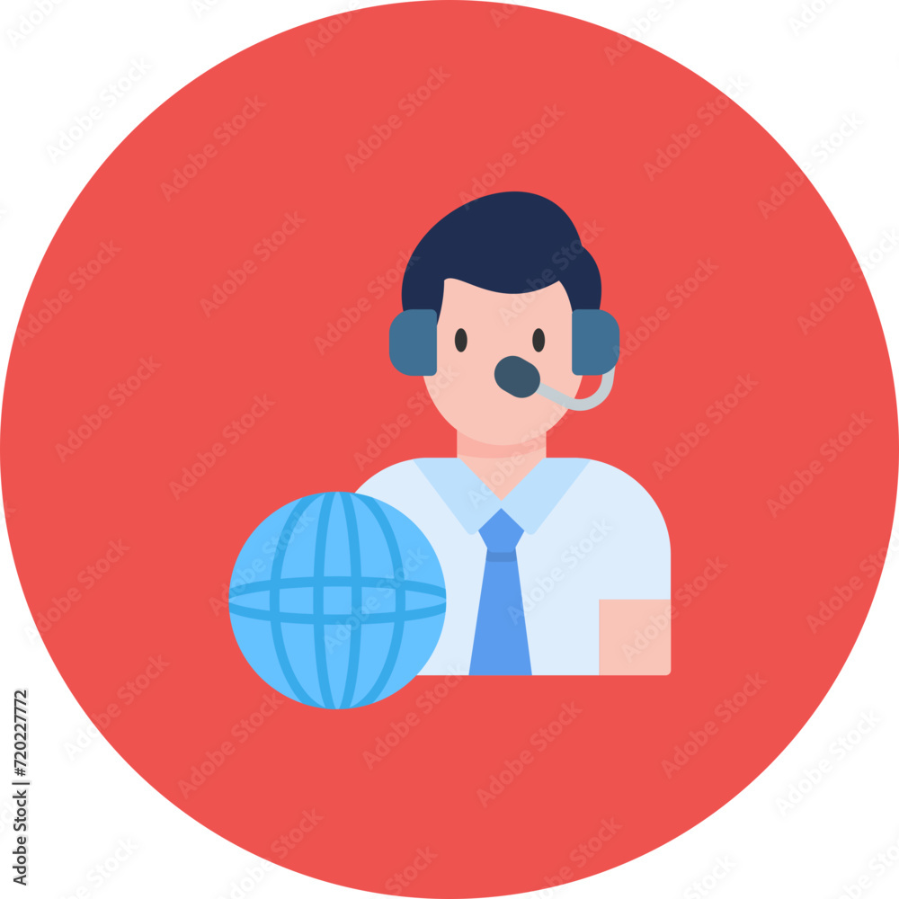Interpreter icon vector image. Can be used for Diplomacy. Interpreter icon vector image. Can be used for Diplomacy.