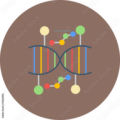 Genetic Engineering icon vector image. Can be used for Engineering.