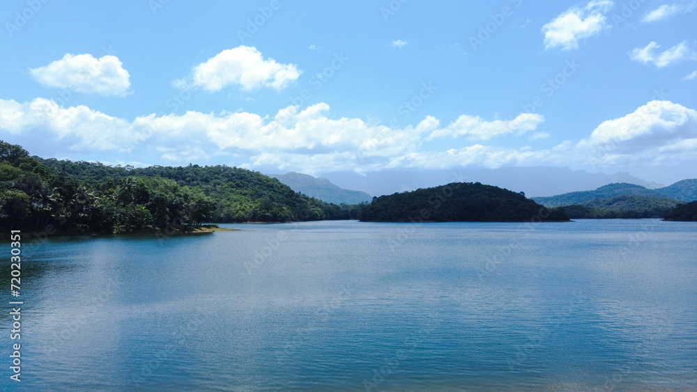 Neyyar dam reservoir, Thiruvananthapuram, Kerala