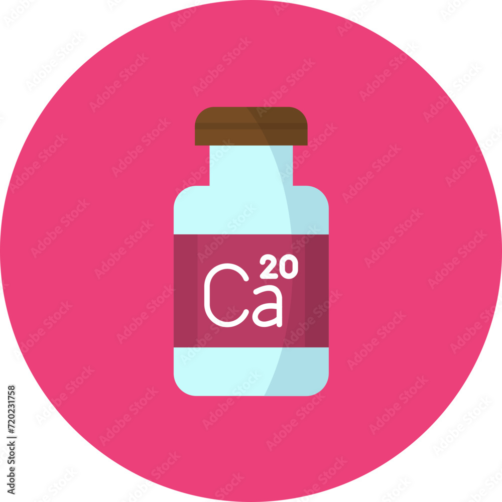 Calcium icon vector image. Can be used for Chemistry. Calcium icon vector image. Can be used for Chemistry.