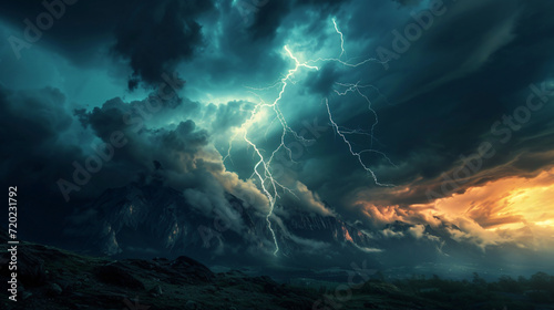 Lightning thunderstorm
