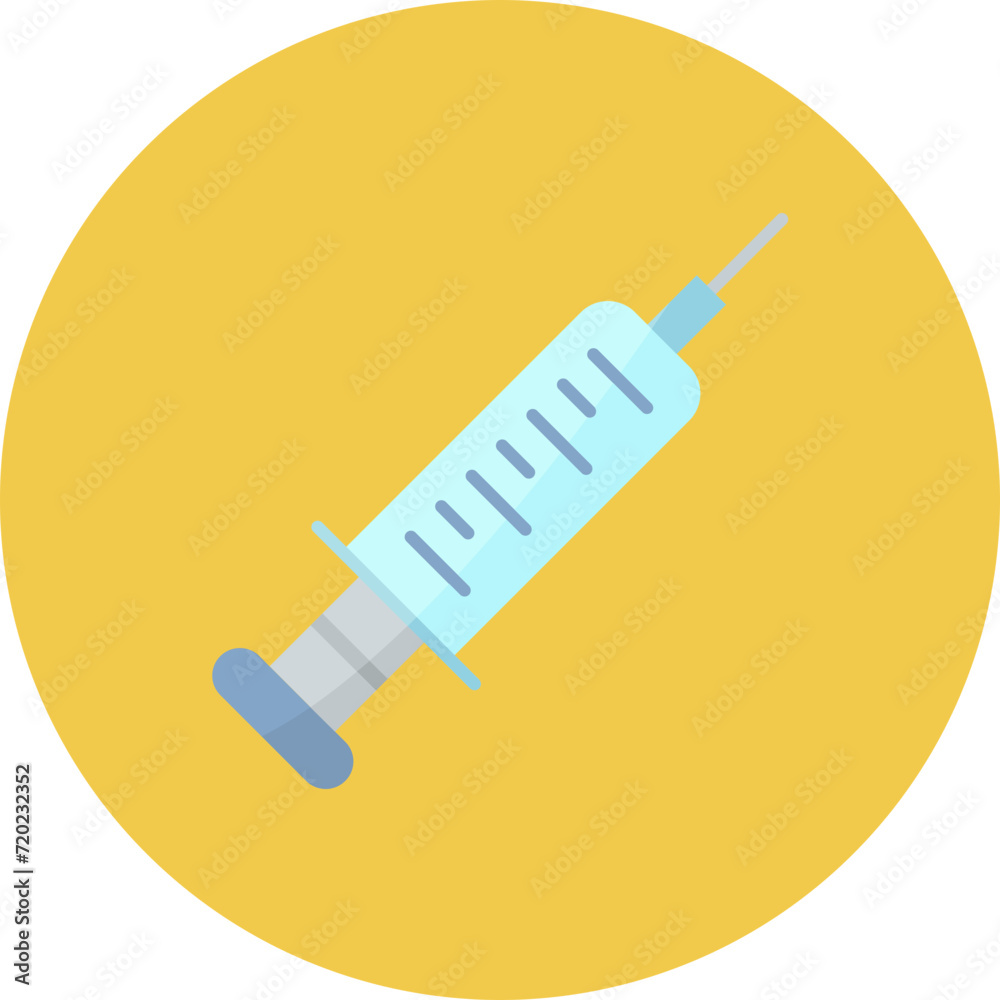 Syringe icon vector image. Can be used for Chemistry. Syringe icon vector image. Can be used for Chemistry.