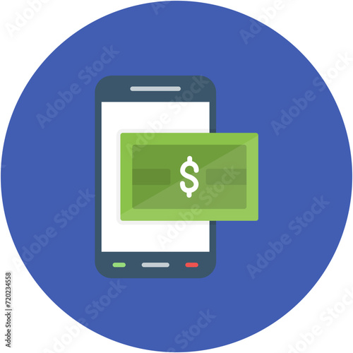 Payment Sent icon vector image. Can be used for Accounting.