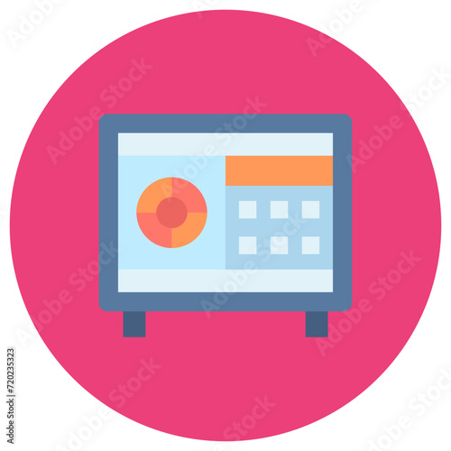 Safe Box icon vector image. Can be used for Banking and Finance.