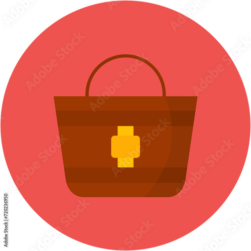 Totebag icon vector image. Can be used for Fashion.