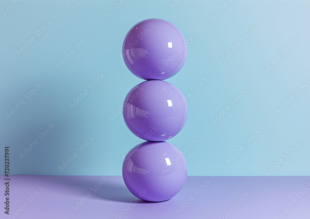 Spheres of Elegance: Abstract 3D Art in Pastel Tones Spheres of Elegance: Abstract 3D Art in Pastel Tones