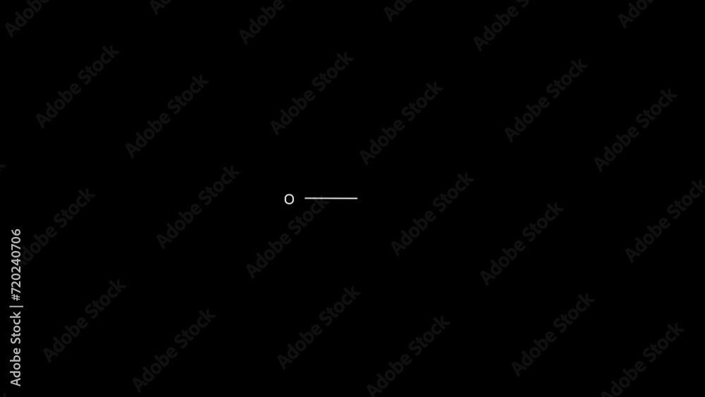 Simple abstract animation of a pendulum, clock Simple abstract animation of a pendulum, clock