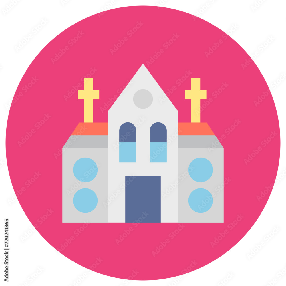 Church icon vector image. Can be used for Wedding. Church icon vector image. Can be used for Wedding.
