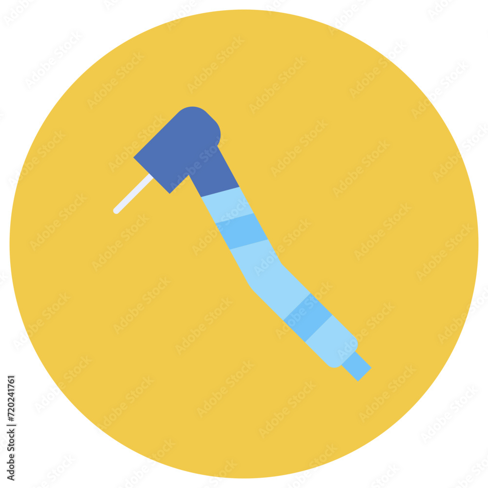 Dental Drill icon vector image. Can be used for Dental Care. Dental Drill icon vector image. Can be used for Dental Care.