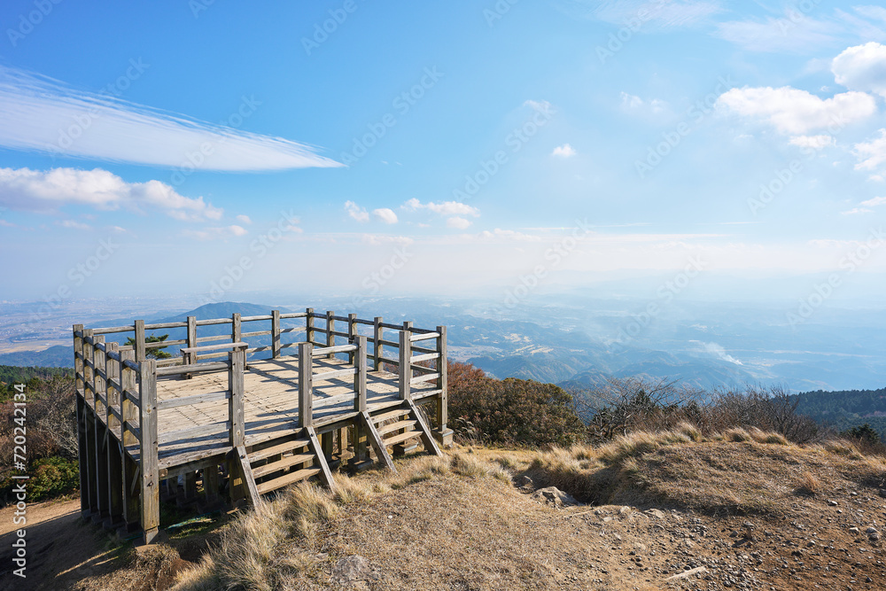 経ヶ峰山頂から見た景色