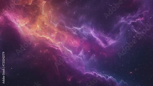 Loop animation of space galaxy footage